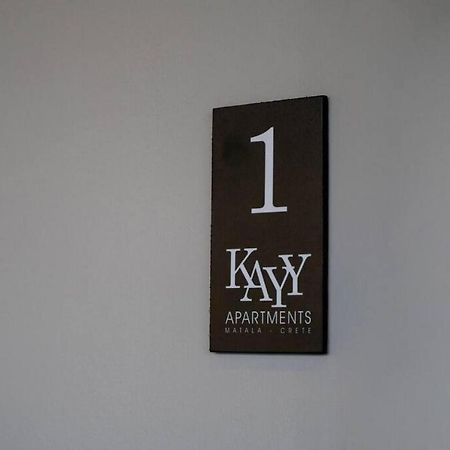 Kayy Apartments 1 In Matala Eksteriør bilde
